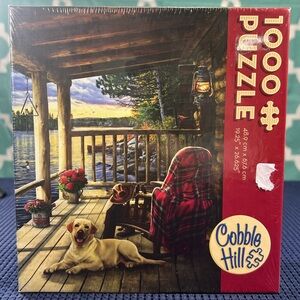 Cobble Hill Cabin Porch 1000 Piece Puzzle- New and Sealed